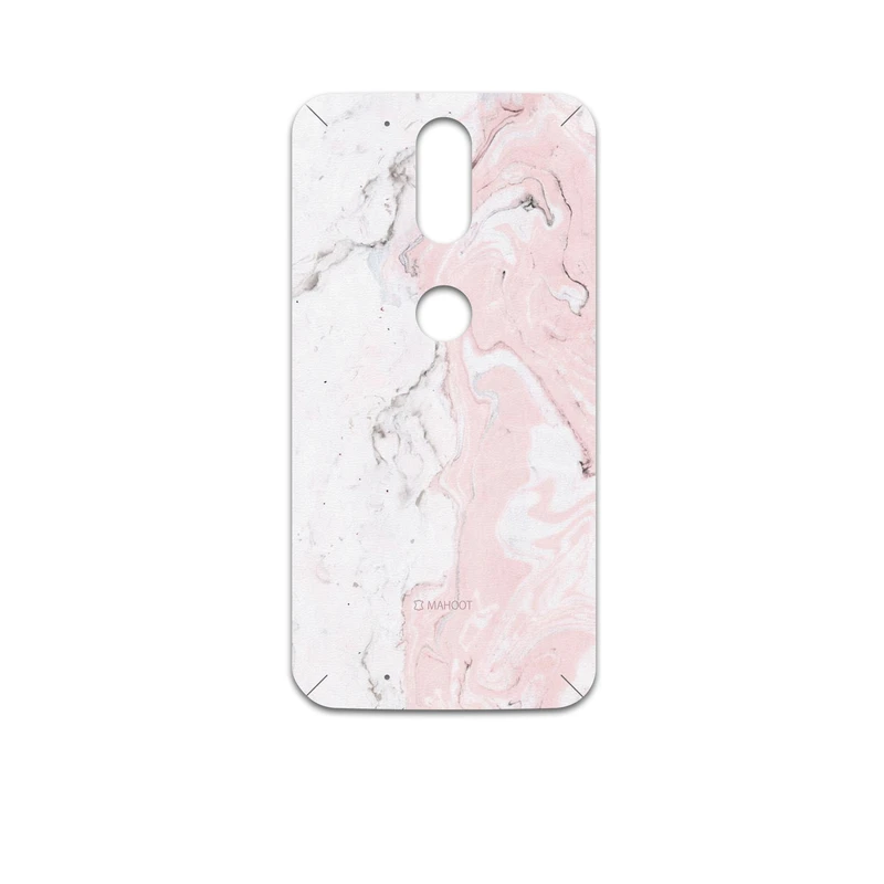 برچسب پوششی ماهوت مدل Blanco-Pink-Marble مناسب برای گوشی موبایل موتورولا Moto G4
