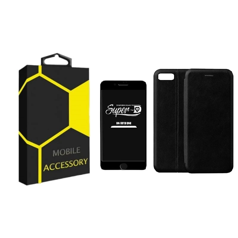 کیف کلاسوری مدل AdrMax مناسب برای گوشی موبایل اپل Iphone SE 3 / SE 2022 به همراه محافظ صفحه نمایش