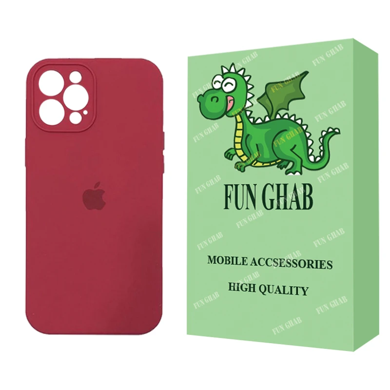 کاور فان قاب مدل سیلیکونی مناسب برای گوشی موبایل اپل iPhone 12 Pro Max