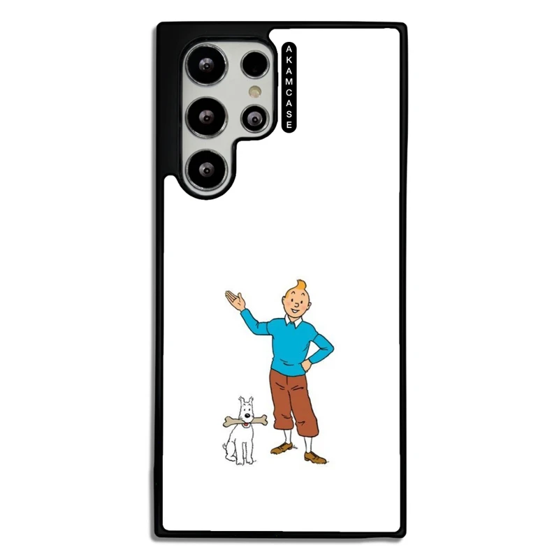کاور آکام مدل AMC-WSGS22U-TINTIN-10 مناسب برای گوشی موبایل سامسونگ Galaxy S22 Ultra