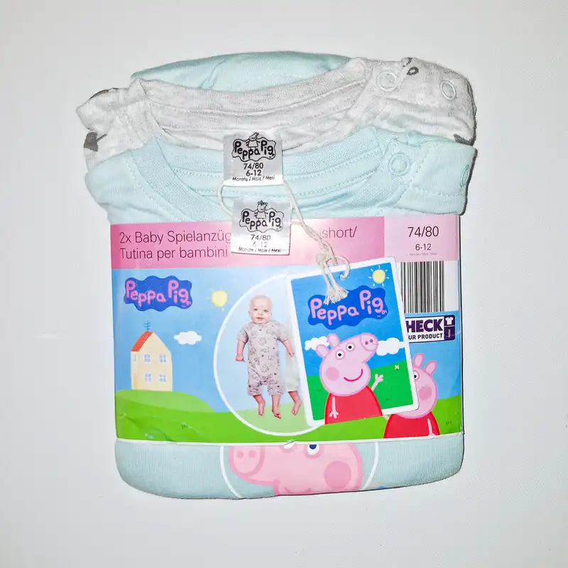 سرهمی نوزادی پپا پیگ مدل SEP-PA065 مجموعه 2 عددی