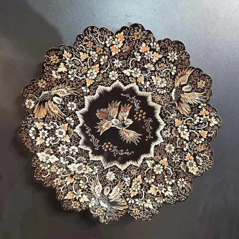 بشقاب مسی مدل الماس تراش کد B30