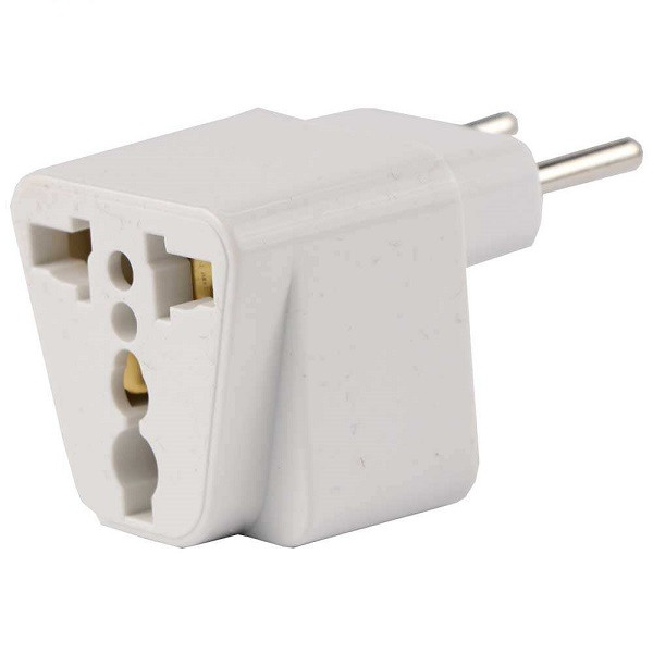 تبدیل دوشاخه برق 3 به 2 مدل 20TO1 بسته 20 عددی