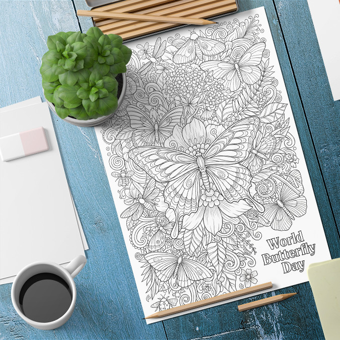 کاغذ چاپی A4 لاژید مدل رنگ آمیزی کودکان و بزرگسالان بسته 10 عددی