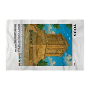 کاغذ کادو ترمه طراحان ایده مدل آرامگاه فردوسی طوس کد map0816 سایز 57x37 سانتی متر