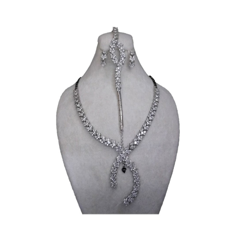 نیم ست نقره زنانه مدل g-870 نیم ست نقره زنانه مدل g-870