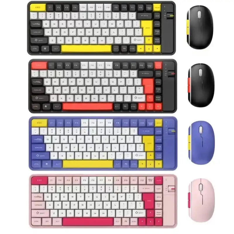 کیبورد و ماوس بی سیم مدل QW06