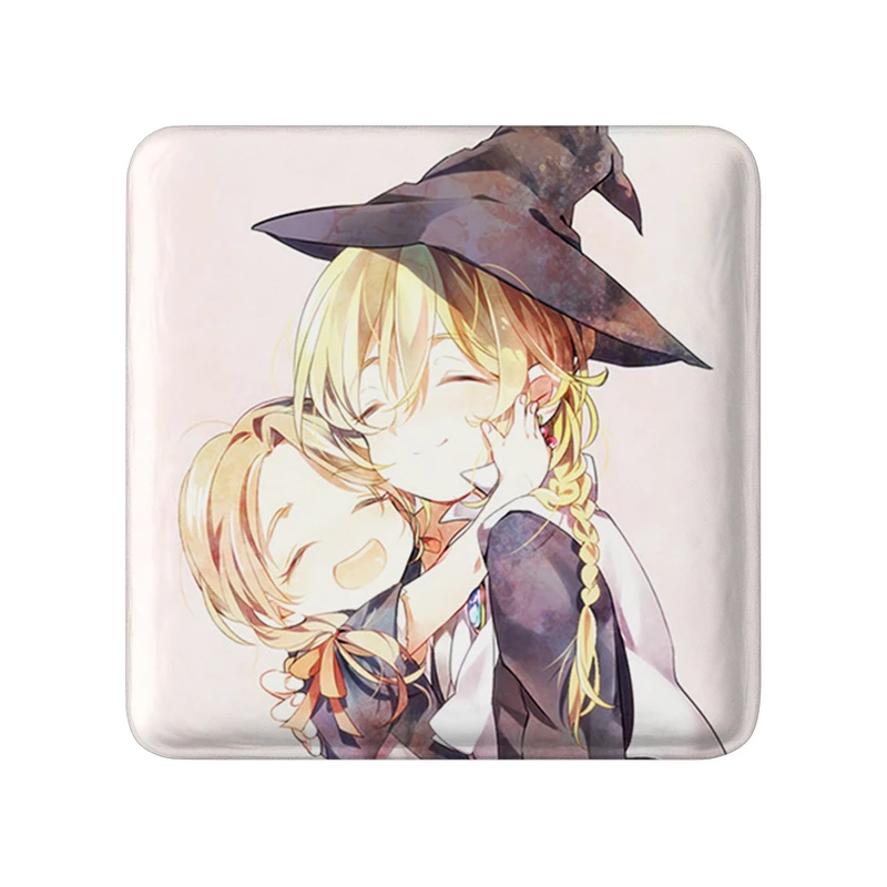 مگنت خندالو طرح مارجا و تیتوس انیمه ماگی هزارتوی سحر و جادو مدل مربعی کد 36079