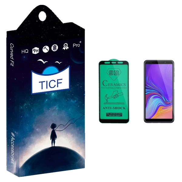 محافظ صفحه نمایش سرامیکی تی ای سی اف مدل +HD مناسب برای گوشی موبایل سامسونگ Galaxy A7 2018/A750