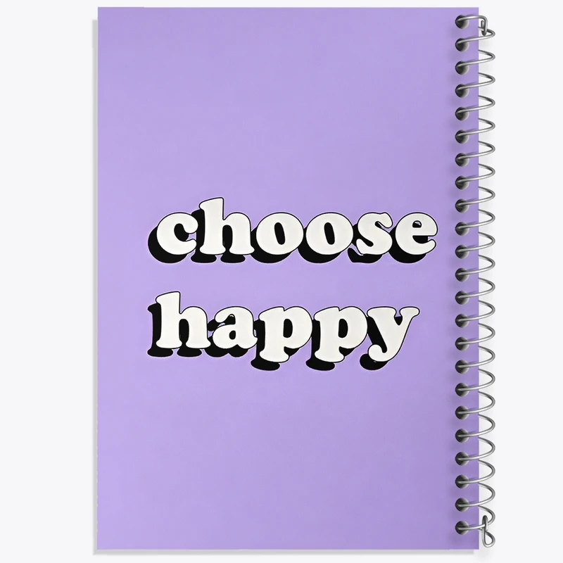 دفتر شطرنجی 50 برگ خندالو طرح Choose Happy کد N2886