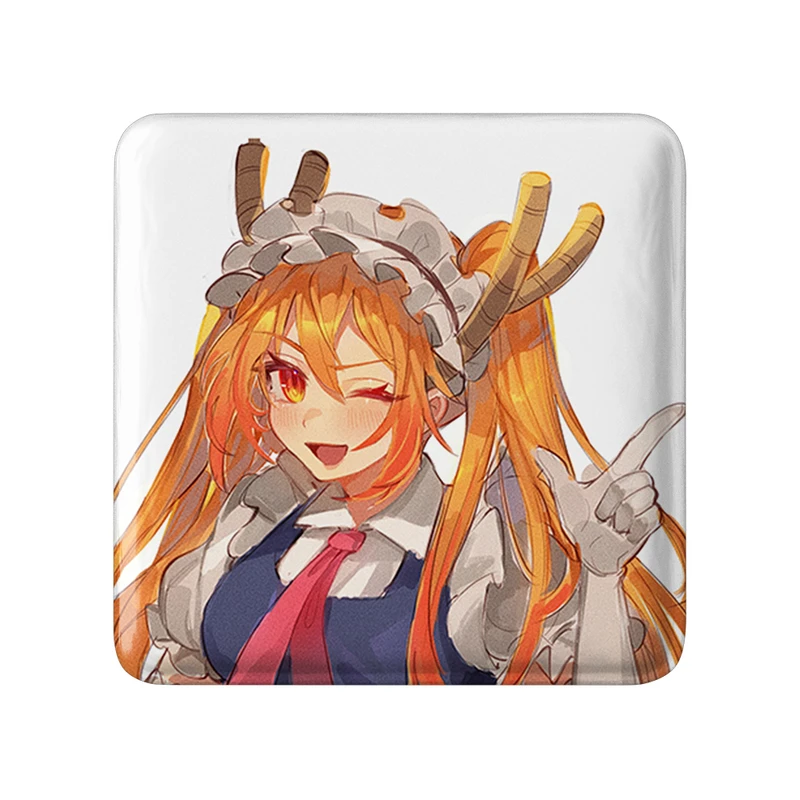 پیکسل خندالو طرح توهرو انیمه اژدهای خدمتکار کوبایاشی مدل مربعی کد 36346