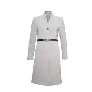 پالتو زنانه مدل فوتر يقه دمسه دوزی کمردار