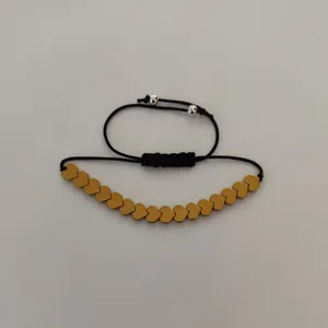 دستبند زنانه مدل حدید ساده طرح قلب