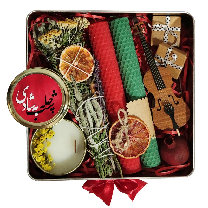 ست هدیه طرح یلدا مدل Candle