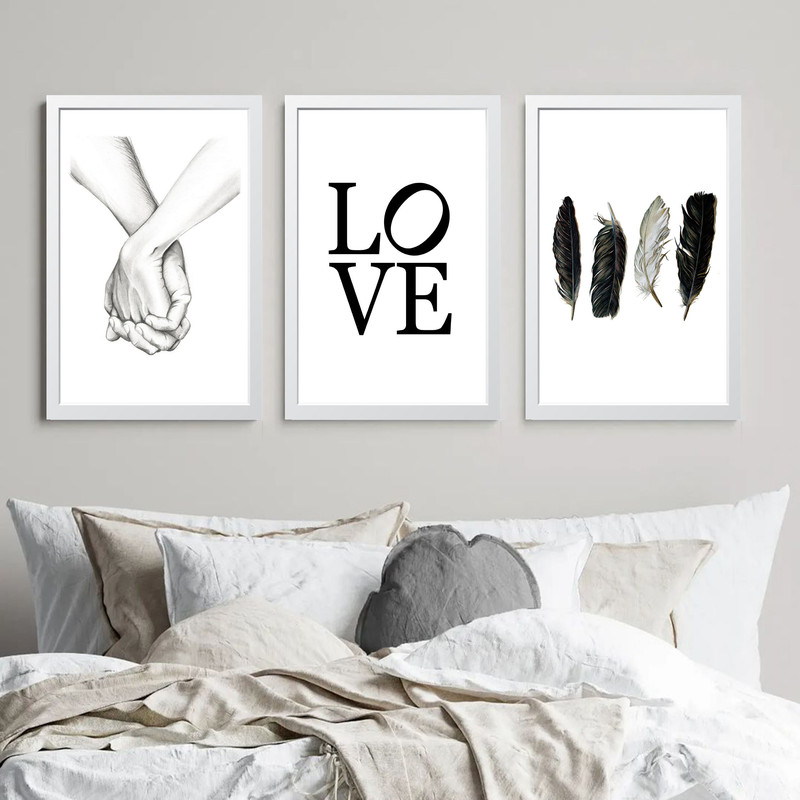 تابلو مدل مینیمال LOVE کد m2532-w مجموعه 3 عددی تابلو مدل مینیمال LOVE کد m2532-w مجموعه 3 عددی