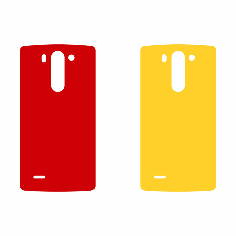 برچسب پوششی مدل X05-Yellow&Pink مناسب برای گوشی موبایل ال جی G3 Beat مجموعه دو عددی