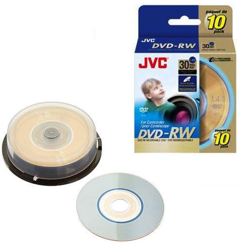 دی وی دی خام جی وی سی مدل VD-W14G10SP  بسته 10 عددی