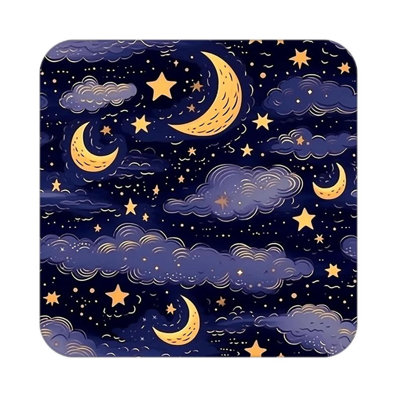 زیر لیوانی کاکتی طرح ماه و ستاره مدل mp53215