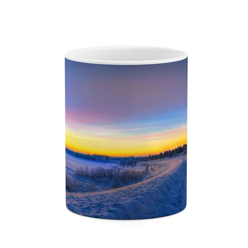 ماگ کاکتی مدل منظره برفی کد mgh14885