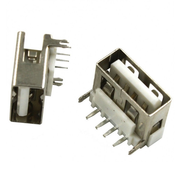 کانکتور USB-A مادگی مدل رایت کوتاه بسته دو عددی