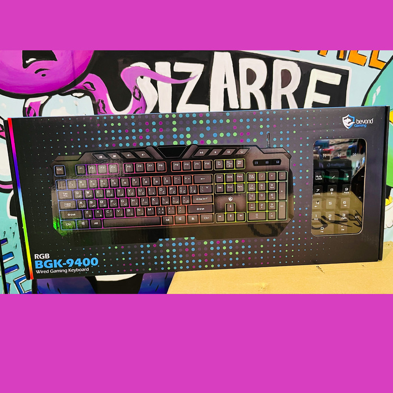 کیبورد مخصوص بازی بیاند مدل BGK 9400 RGB 1