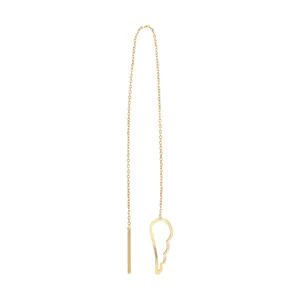 گوشواره طلا 18 عیار زنانه میو گلد مدل GD719
