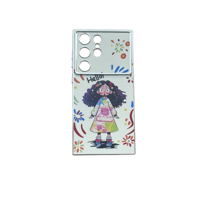 کاور طرح دختر  کد 998 مناسب برای گوشی موبایل سامسونگ Galaxy S23 ultra