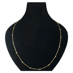 گردنبند طلا 18 عیار زنانه دوست خوب مدل dk678 