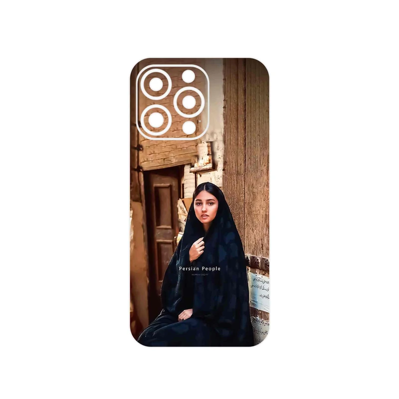 برچسب پوششی ماهوت مدل Portrait of an Iranian Woman مناسب برای گوشی موبایل اپل iPhone 13 Pro Max