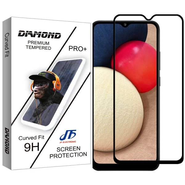 محافظ صفحه نمایش سرامیکی مات جی اف مدل Diamond glass مناسب برای گوشی موبایل سامسونگ Galaxy A02