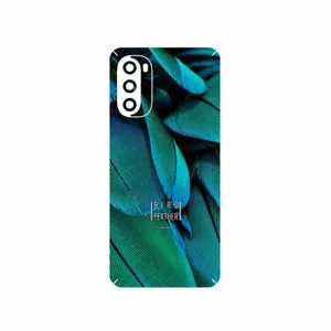 MAHOOT Green Feather Cover Sticker for Motorola Moto G52