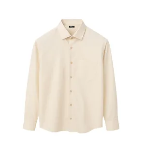 پیراهن آستین بلند یقه برگردان مردانه پولو مدل کلاسیک