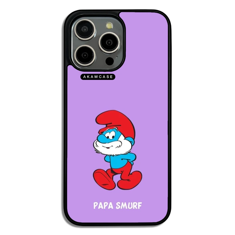 کاور آکام مدل AMC-WA15PROMAX-SMURFS-1 مناسب برای گوشی موبایل اپل iPhone 15 Pro Max