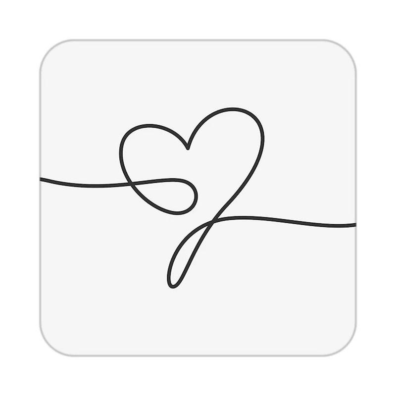 زیر لیوانی کاکتی طرح عاشقانه مدل mp40332