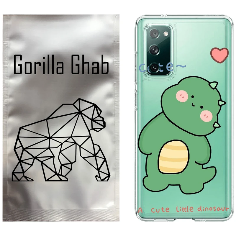 کاور گوریلا قاب مدل CLG کد 3 طرح دایناسور مناسب برای گوشی موبایل سامسونگ Galaxy S20 FE