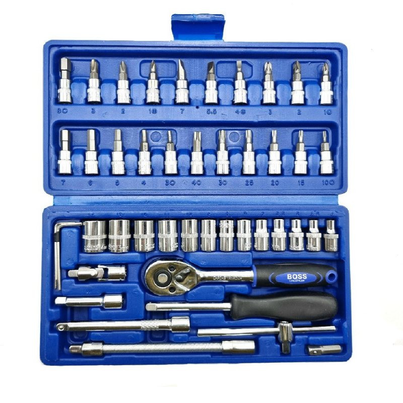 مجموعه 46 عددی آچار و سری بکس مدل Socket tools Set