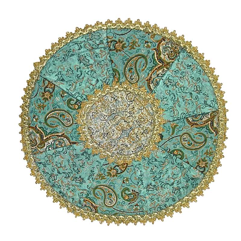 رومیزی ترمه مدل چهل تکه نسترن کد W133