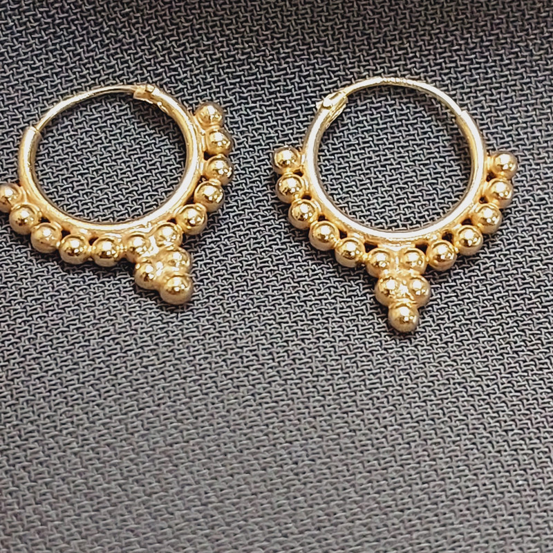 گوشواره نقره زنانه آی ام مدل بیتا