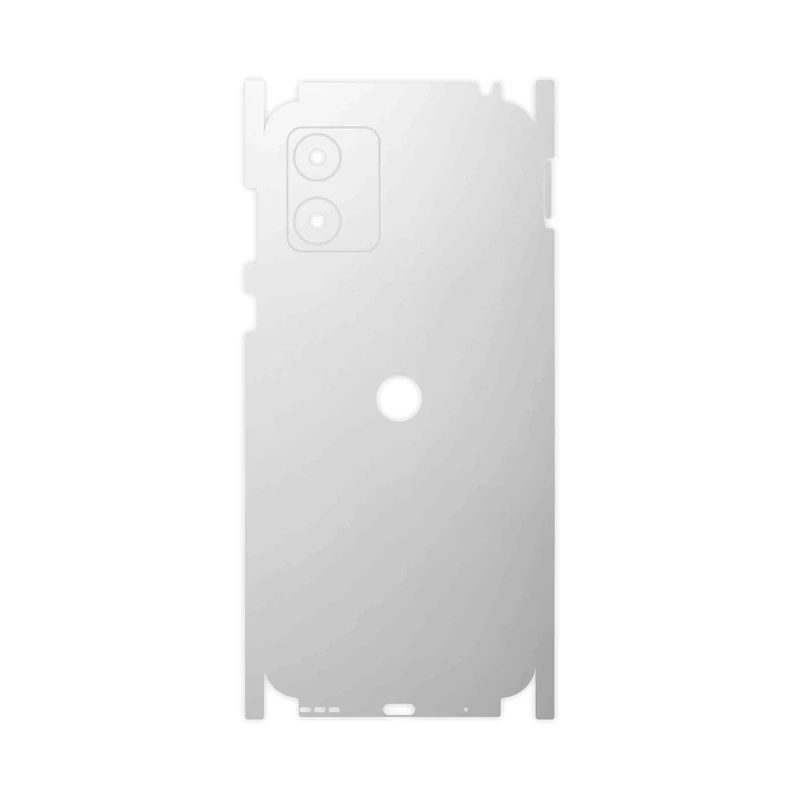 برچسب پوششی ماهوت مدل Matte-White-FullSkin مناسب برای گوشی موبایل موتورولا Moto E13