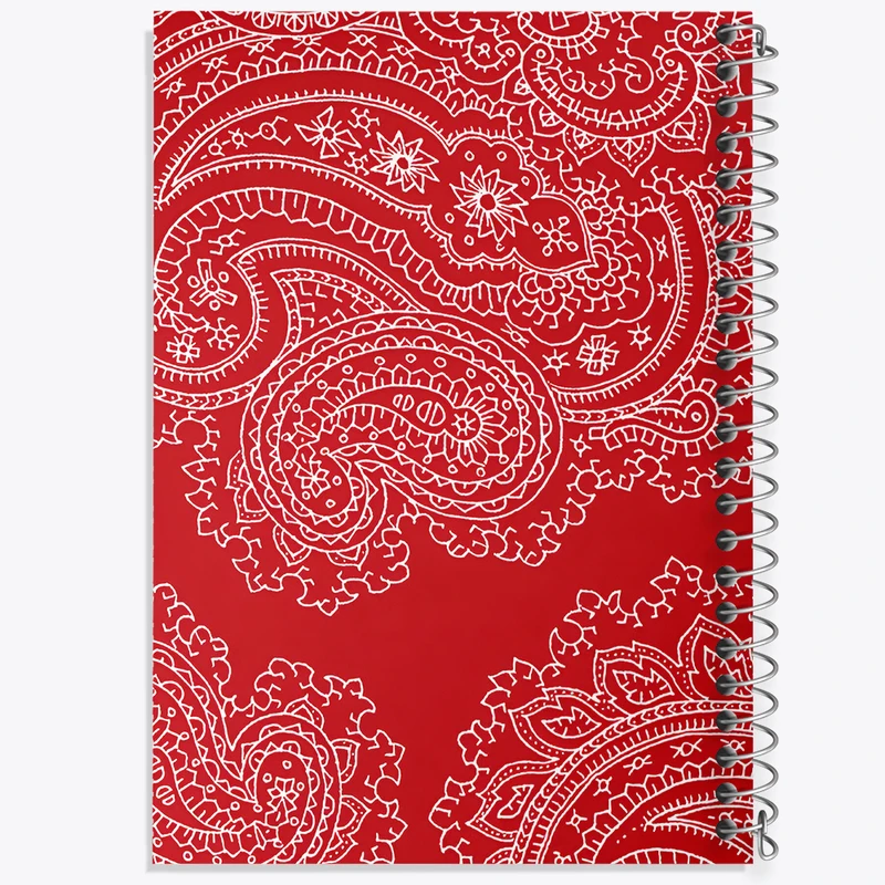 دفتر ژورنال نویسی 50 برگ خندالو مدل نقطه ای طرح بته جقه کد N4481