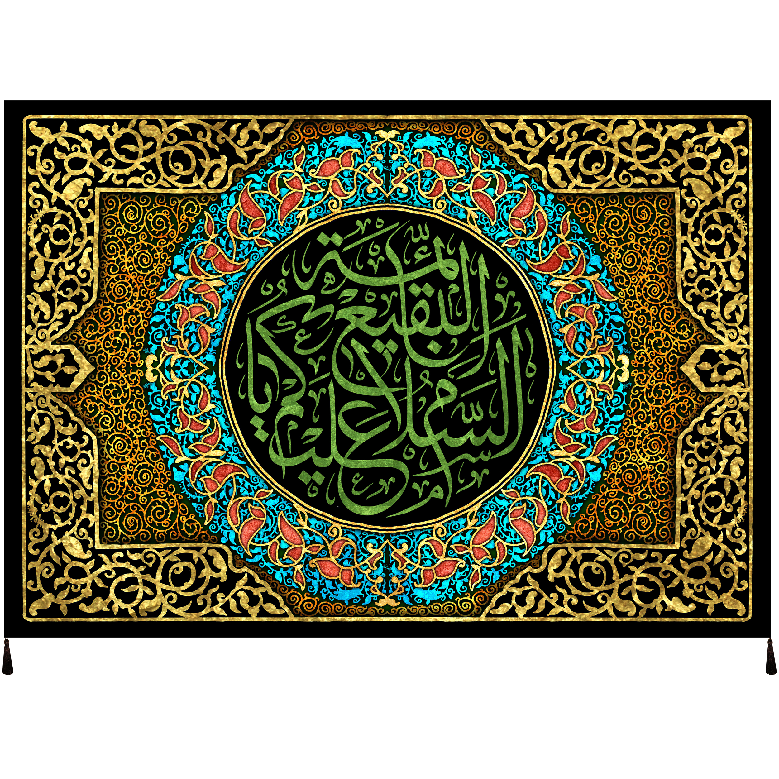 پرچم طرح ائمه بقیع علیهم السلام کد 1067