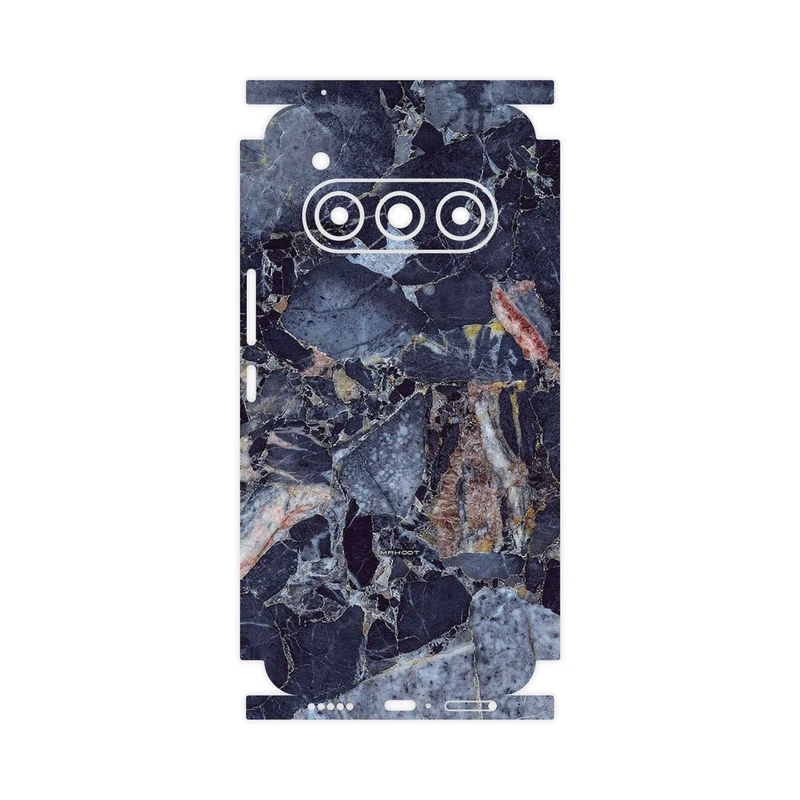 برچسب پوششی ماهوت مدل Broken black marble-FullSkin مناسب برای گوشی موبایل داریا Bond II Lite 5G