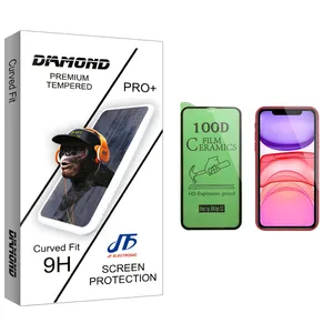 JF Diamond glass Ceramics Screen Protector For Apple iPhone XR اپل