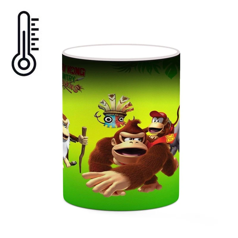 ماگ حرارتی کاکتی مدل بازی Donkey Kong کد mgh28196