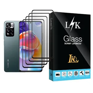 LKG LK Glass MIX004 Screen Protector For Xiaomi Redmi Note 11 Pro+ 5G Pack Of 4