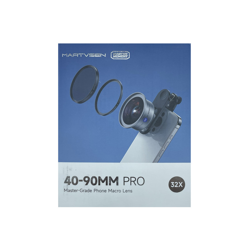 لنز دوربین مارتویسن مدل MASTER-GRADE PHONE MACRO LENZ 32X (40-90MM PRO) مخصوص دوربین شرکت  سامسونگ، پاناسونیک، فوجی فیلم، نیکون، کانن، سونی، دی‌جی‌آی، اینستا360