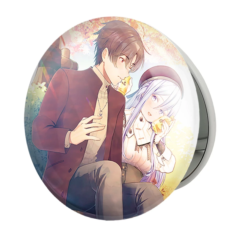 آینه جیبی خندالو طرح میلیزه و شین انیمه 86 مدل تاشو کد 33801