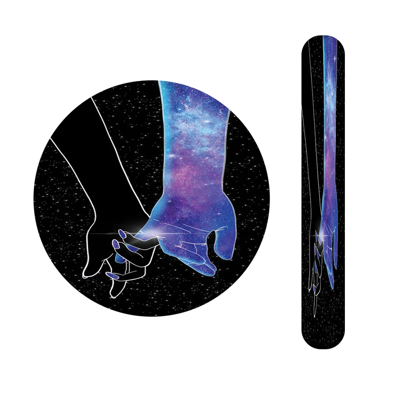 آینه آرایشی جیبی مدل عشق کد 512 به همراه سوهان ناخن 