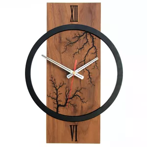  ساعت دیواری چوبی فراکتال دیزاین مدل FC0202