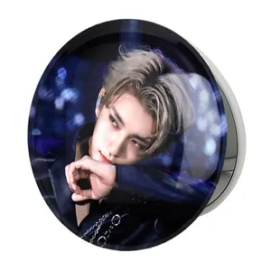 آینه جیبی خندالو طرح جاشوآ گروه سونتین Seventeen مدل تاشو کد 21578 